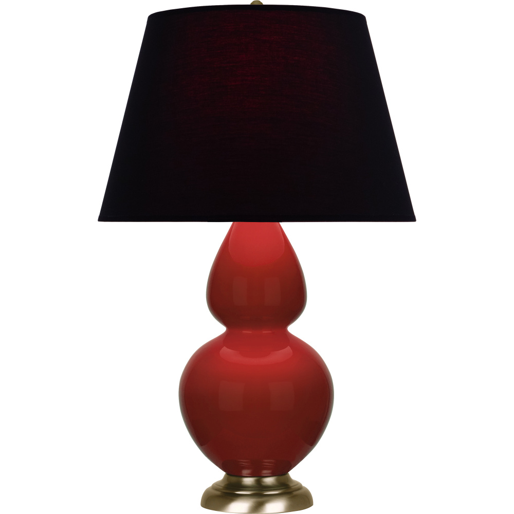 Oxblood Double Gourd Table Lamp