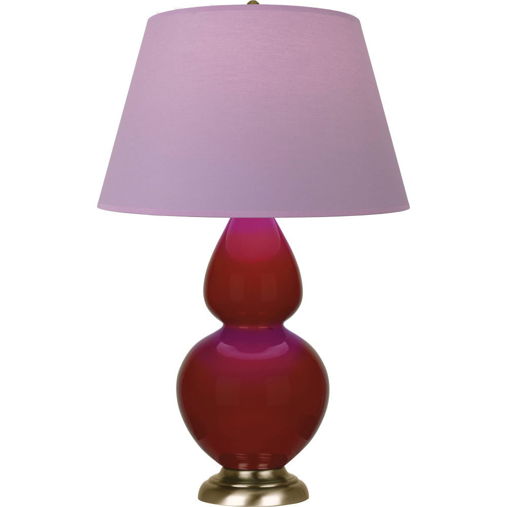 Oxblood Double Gourd Table Lamp