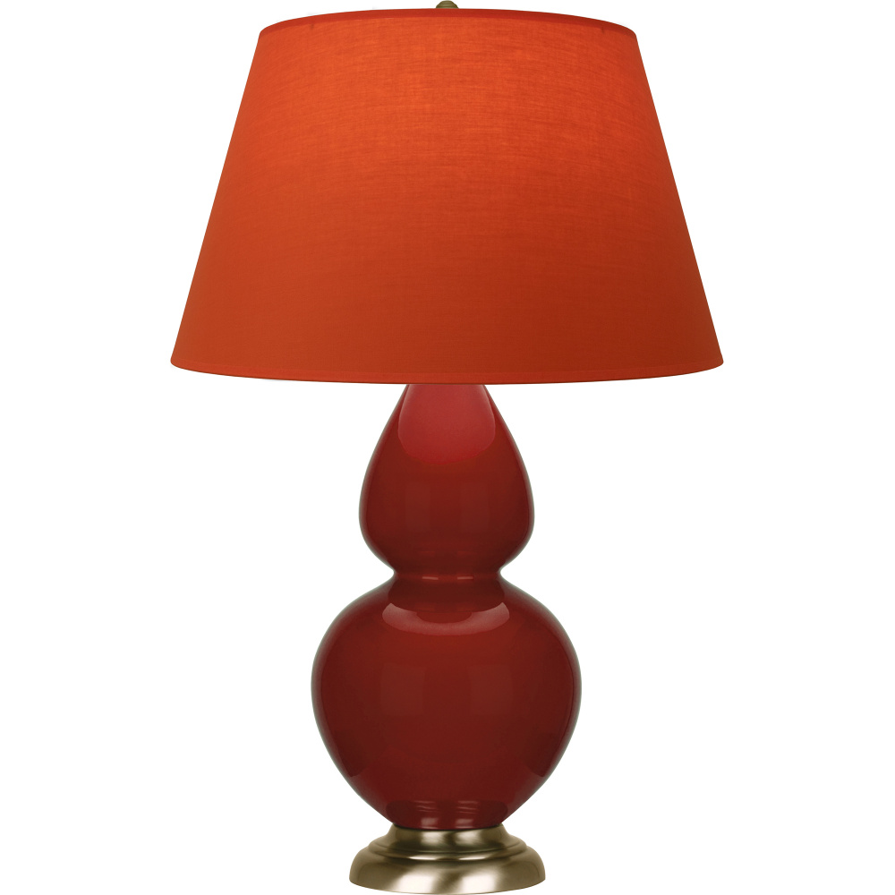 Oxblood Double Gourd Table Lamp