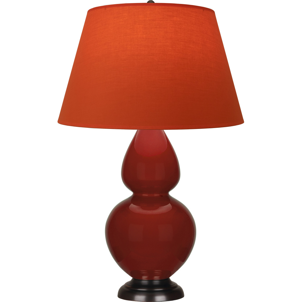 Oxblood Double Gourd Table Lamp