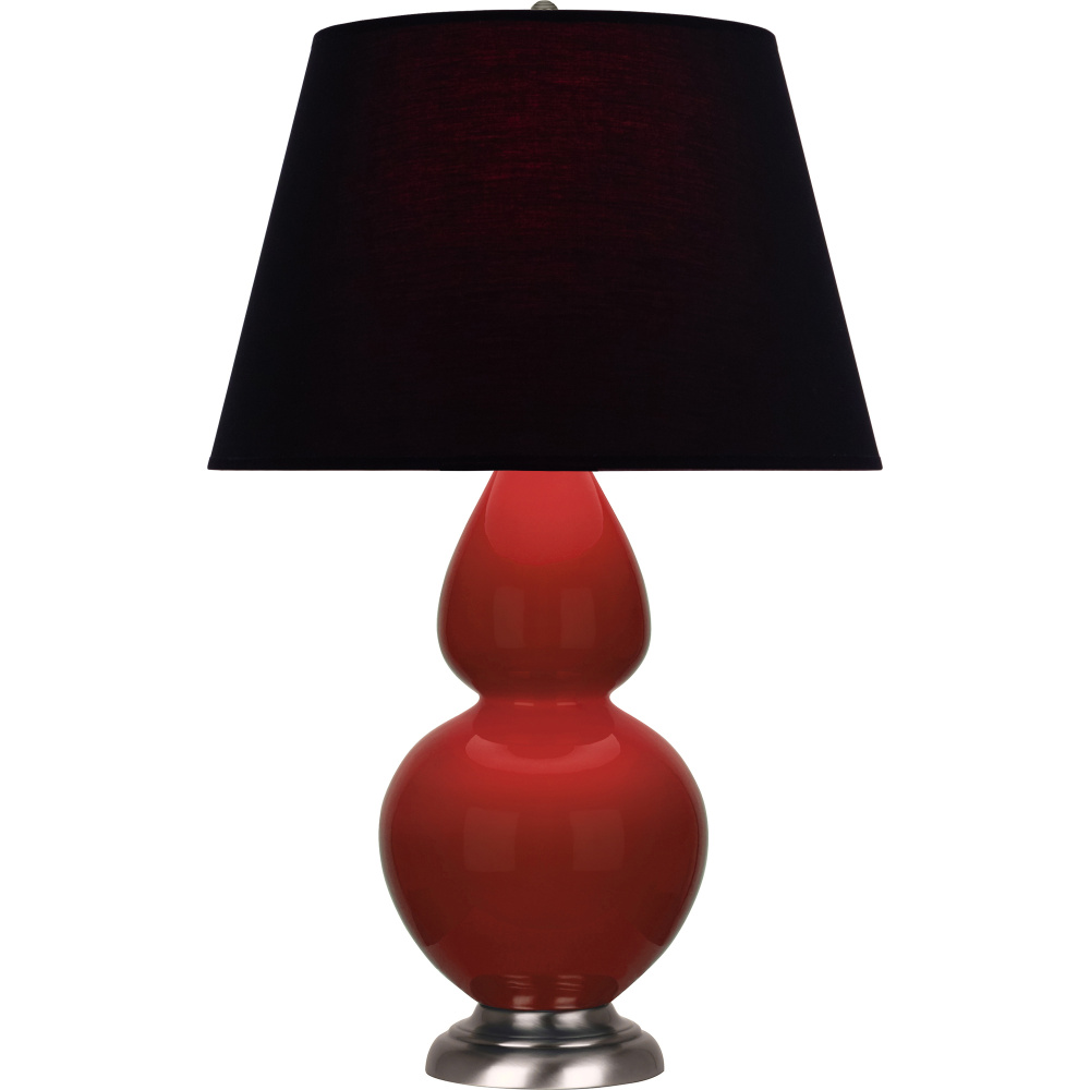 Oxblood Double Gourd Table Lamp