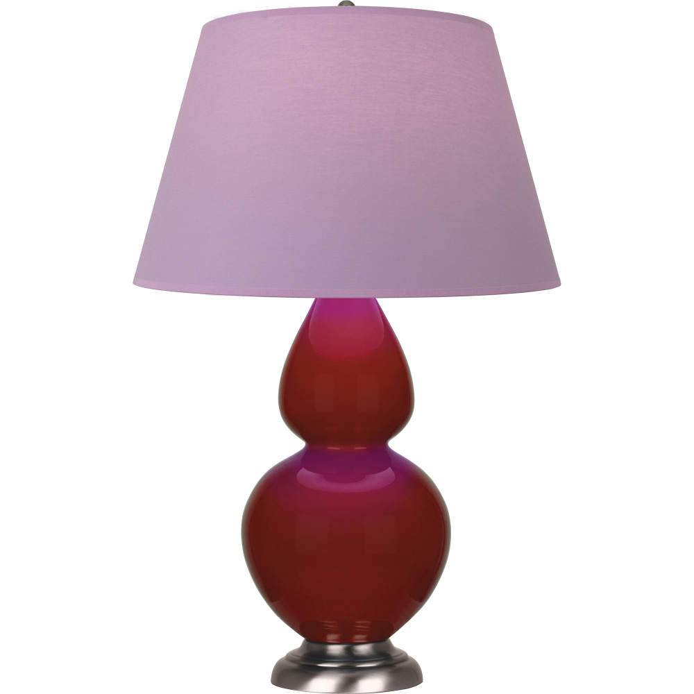 Oxblood Double Gourd Table Lamp