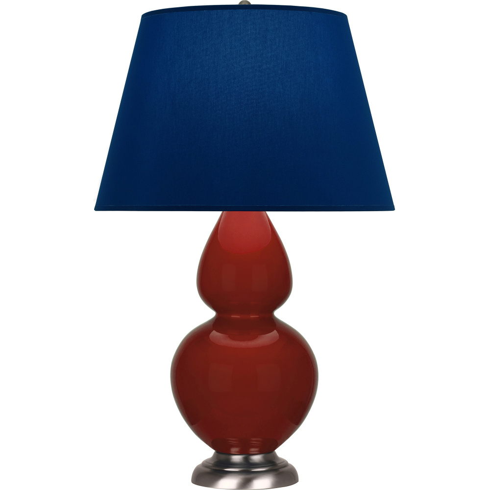 Oxblood Double Gourd Table Lamp