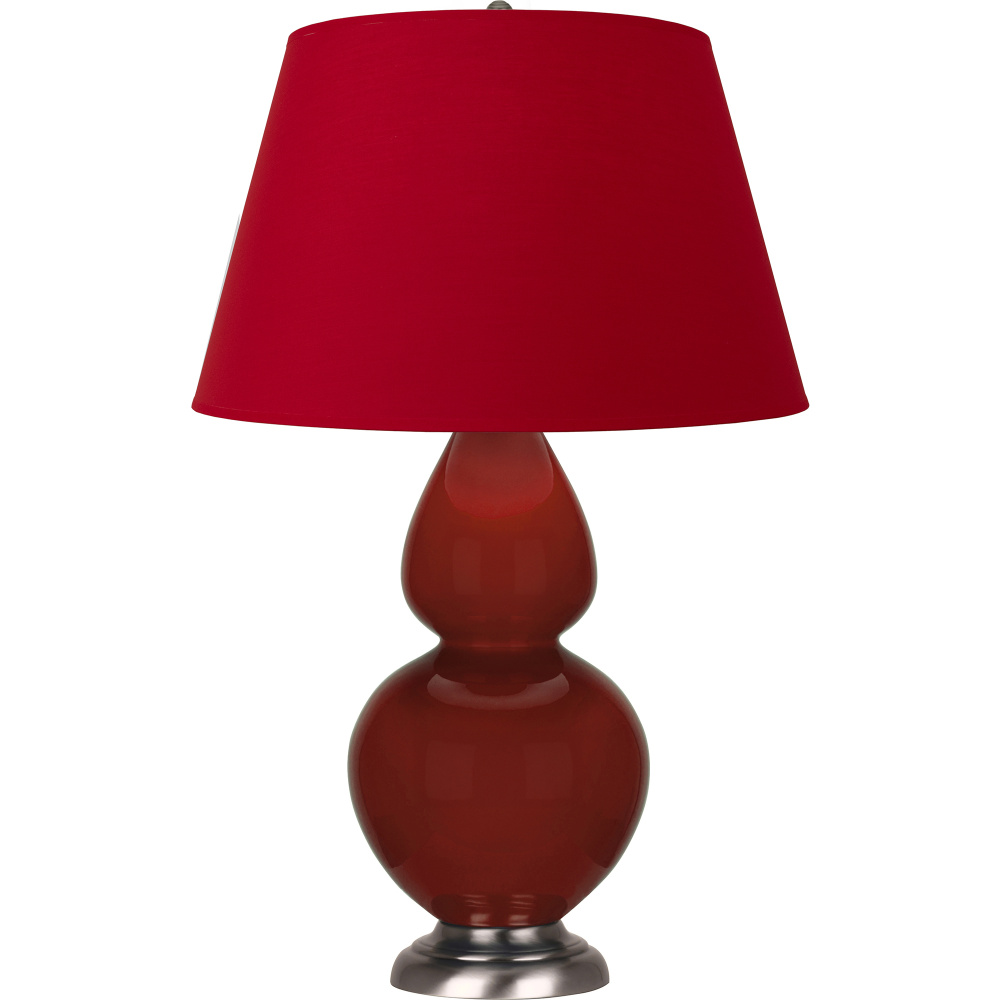 Oxblood Double Gourd Table Lamp