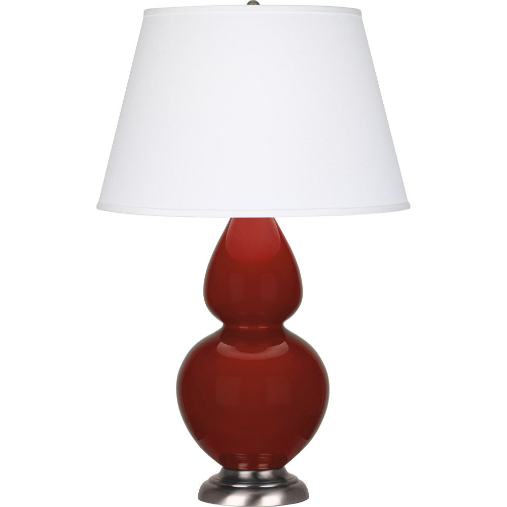 Oxblood Double Gourd Table Lamp