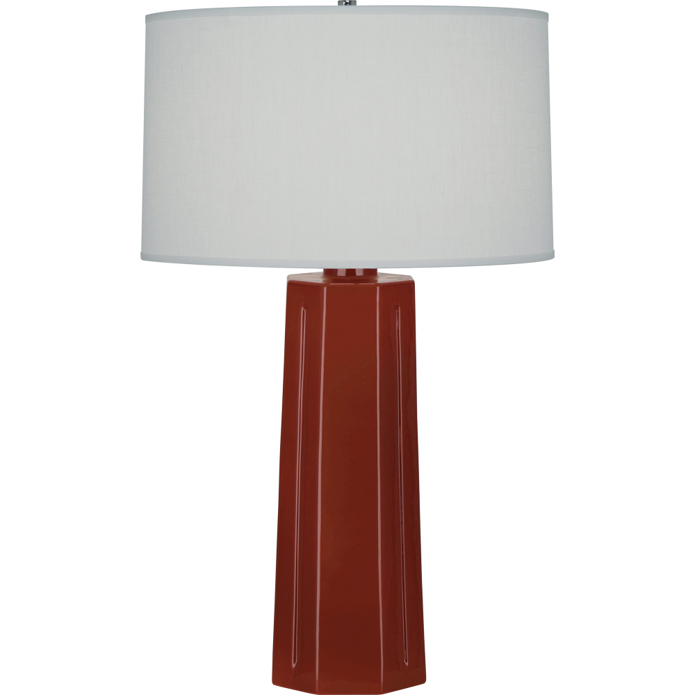 Oxblood Mason Table Lamp