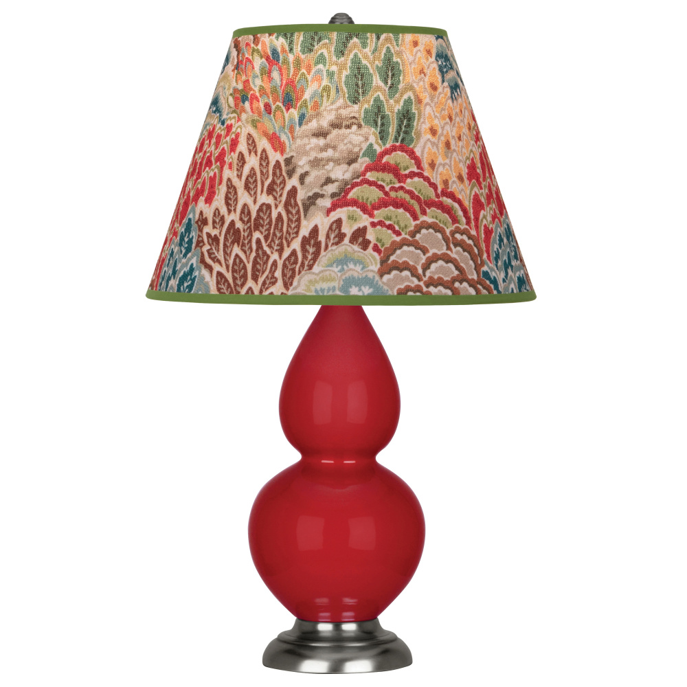 Ruby Red Small Double Gourd Accent Lamp