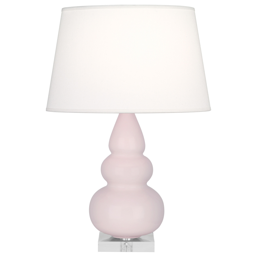 Rose Water Small Triple Gourd Accent Lamp