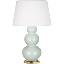 Robert Abbey 369X - Celadon Triple Gourd Table Lamp