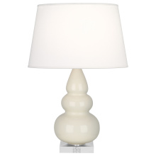 Robert Abbey A294X - Bone Small Triple Gourd Accent Lamp