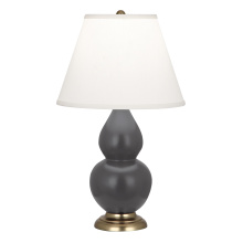 Robert Abbey MCR50 - Matte Ash Small Double Gourd Accent Lamp