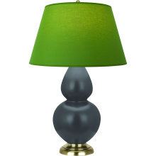 Robert Abbey MCR55G - Matte Ash Double Gourd Table Lamp