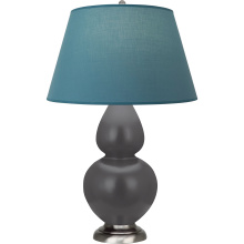 Robert Abbey MCR59B - Matte Ash Double Gourd Table Lamp
