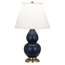Robert Abbey MMB50 - Matte Midnight Blue Small Double Gourd Accent Lamp