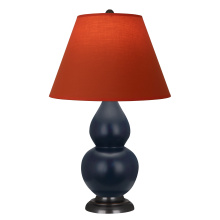 Robert Abbey MMB51T - Matte Midnight Blue Small Double Gourd Accent Lamp