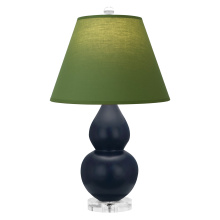 Robert Abbey MMB53G - Matte Midnight Blue Small Double Gourd Accent Lamp