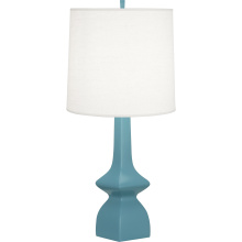 Robert Abbey MOB10 - Matte Steel Blue Jasmine Table Lamp