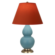 Robert Abbey MOB50T - Matte Steel Blue Small Double Gourd Accent Lamp