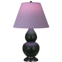Robert Abbey MOS11L - Matte Obsidian Small Double Gourd Accent Lamp