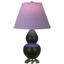 Robert Abbey MOS12L - Matte Obsidian Small Double Gourd Accent Lamp
