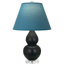 Robert Abbey MOS13B - Matte Obsidian Small Double Gourd Accent Lamp