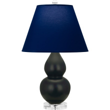 Robert Abbey MOS13N - Matte Obsidian Small Double Gourd Accent Lamp