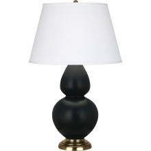 Robert Abbey MOS55 - Matte Obsidian Double Gourd Table Lamp