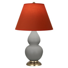 Robert Abbey MST50T - Matte Smokey Taupe Small Double Gourd Accent Lamp