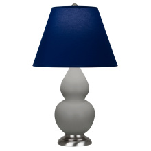 Robert Abbey MST52N - Matte Smokey Taupe Small Double Gourd Accent Lamp