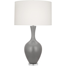 Robert Abbey MST80 - Matte Smokey Taupe Audrey Table Lamp