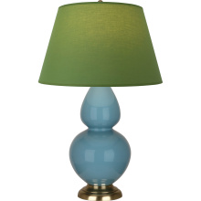 Robert Abbey OB20G - Steel Blue Double Gourd Table Lamp