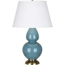 Robert Abbey OB20X - Steel Blue Double Gourd Table Lamp