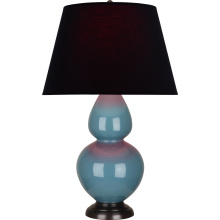 Robert Abbey OB21K - Steel Blue Double Gourd Table Lamp
