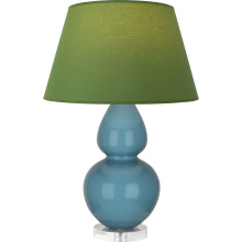 Robert Abbey OB23G - Steel Blue Double Gourd Table Lamp