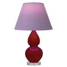 Robert Abbey OX13L - Oxblood Small Double Gourd Accent Lamp