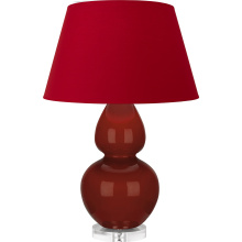 Robert Abbey OX23R - Oxblood Double Gourd Table Lamp