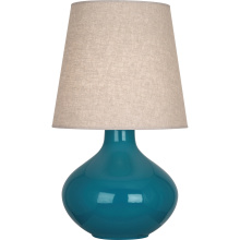 Robert Abbey PC991 - Peacock June Table Lamp