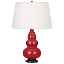 Robert Abbey RR31X - Ruby Red Small Triple Gourd Accent Lamp