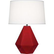 Robert Abbey RR930 - Ruby Red Delta Table Lamp