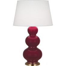 Robert Abbey SM40X - Sugar Plum Triple Gourd Table Lamp