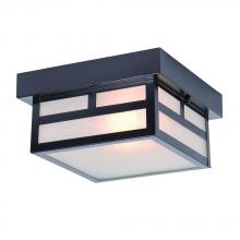 Acclaim Lighting 4708BK - Artisan Collection Ceiling-Mount 1-Light Outdoor Matte Black Light Fixture