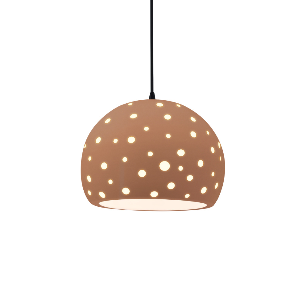 Perforated Medium Globe 1-Light Pendant