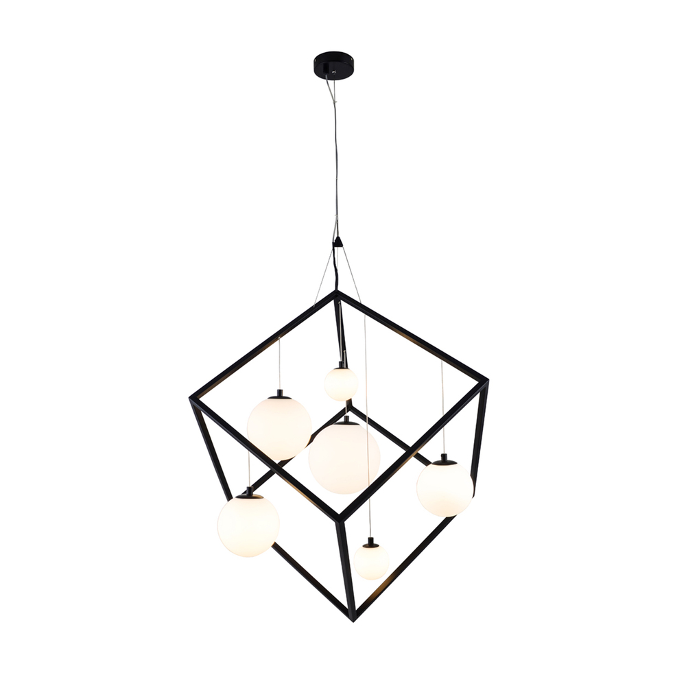 Pixie 6-Light Cube Pendant