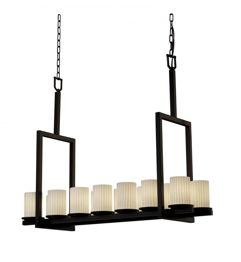 Dakota 14-Light Bridge LED Chandelier (Tall)