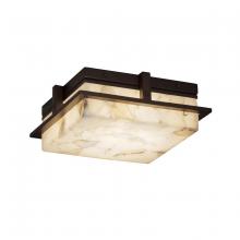 Justice Design Group ALR-7560W-DBRZ - Avalon 10" Small LED Outdoor Flush-Mount