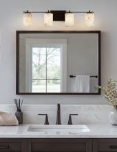 Justice Design Group ALR-8444-10-DBRZ - Era 4-Light Bath Bar