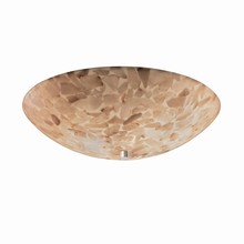 Justice Design Group ALR-9672-35-NCKL - 24" Semi-Flush Bowl w/ GU24-LED Lamping