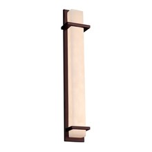 Justice Design Group CLD-7616W-DBRZ - Monolith 36" LED Outdoor/Indoor Wall Sconce
