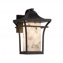 Justice Design Group ALR-7521W-DBRZ-LED1-700 - Summit Small 1-Light LED Outdoor Wall Sconce