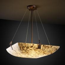 Justice Design Group ALR-9642-25-DBRZ-LED5-5000 - 24" LED Pendant Bowl w/ Tapered Clips